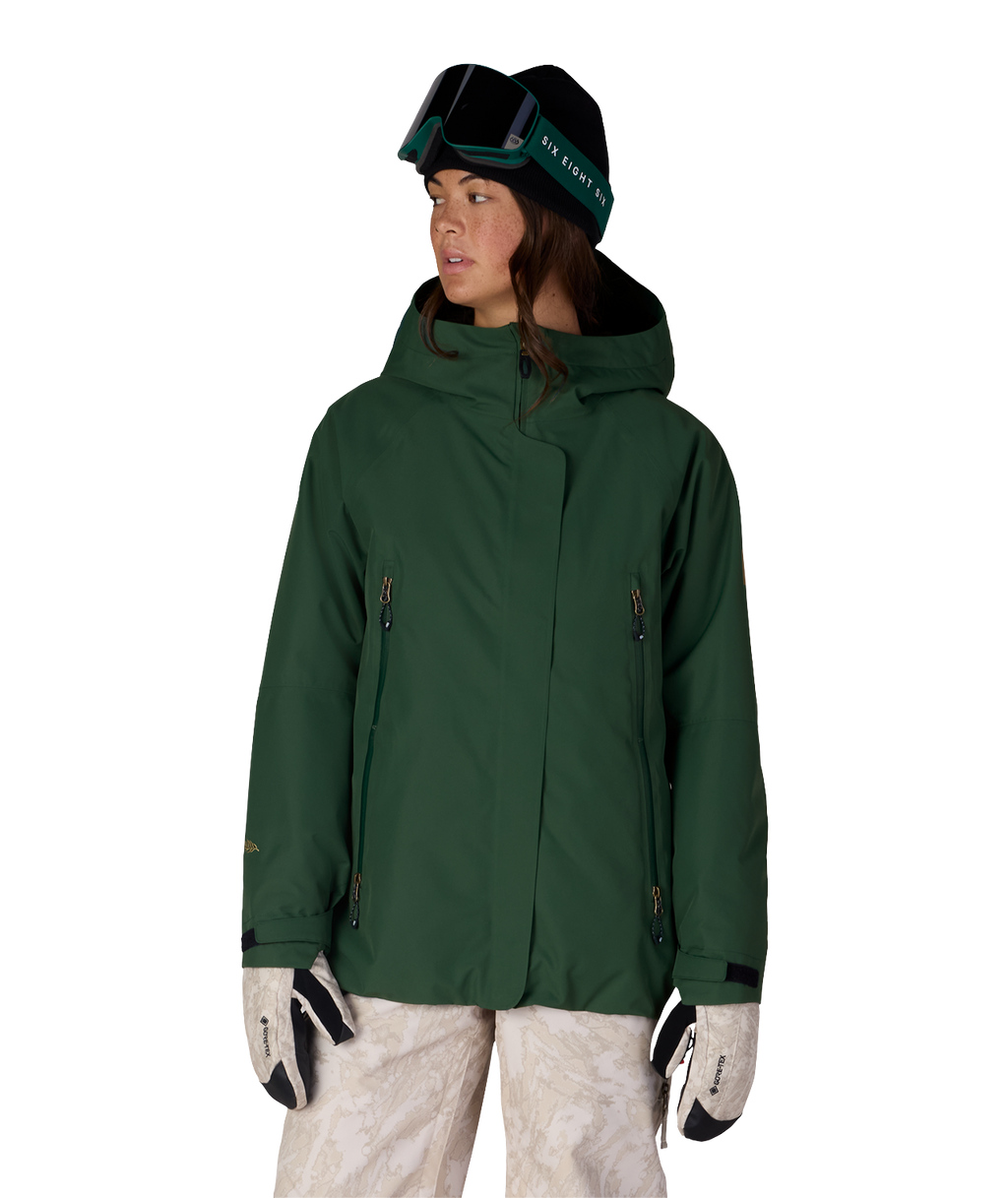 WOMENS WHISPER™ INSULATED JACKET - MOSS GREEN
