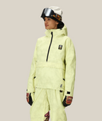 WOMENS 686 SUBLIME SHELL ANORAK - SUBLIME YELLOW TIE DYE