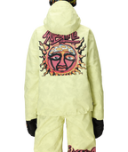 WOMENS 686 SUBLIME SHELL ANORAK - SUBLIME YELLOW TIE DYE