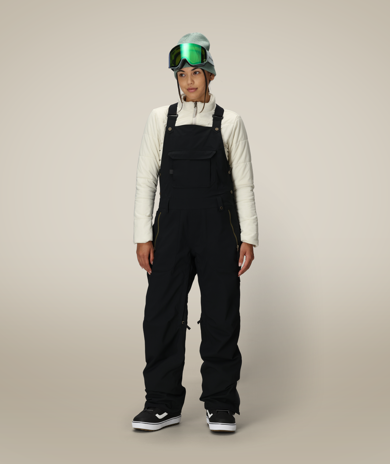 WOMENS BLACK MAGIC™ INSULATED BIB - BLACK