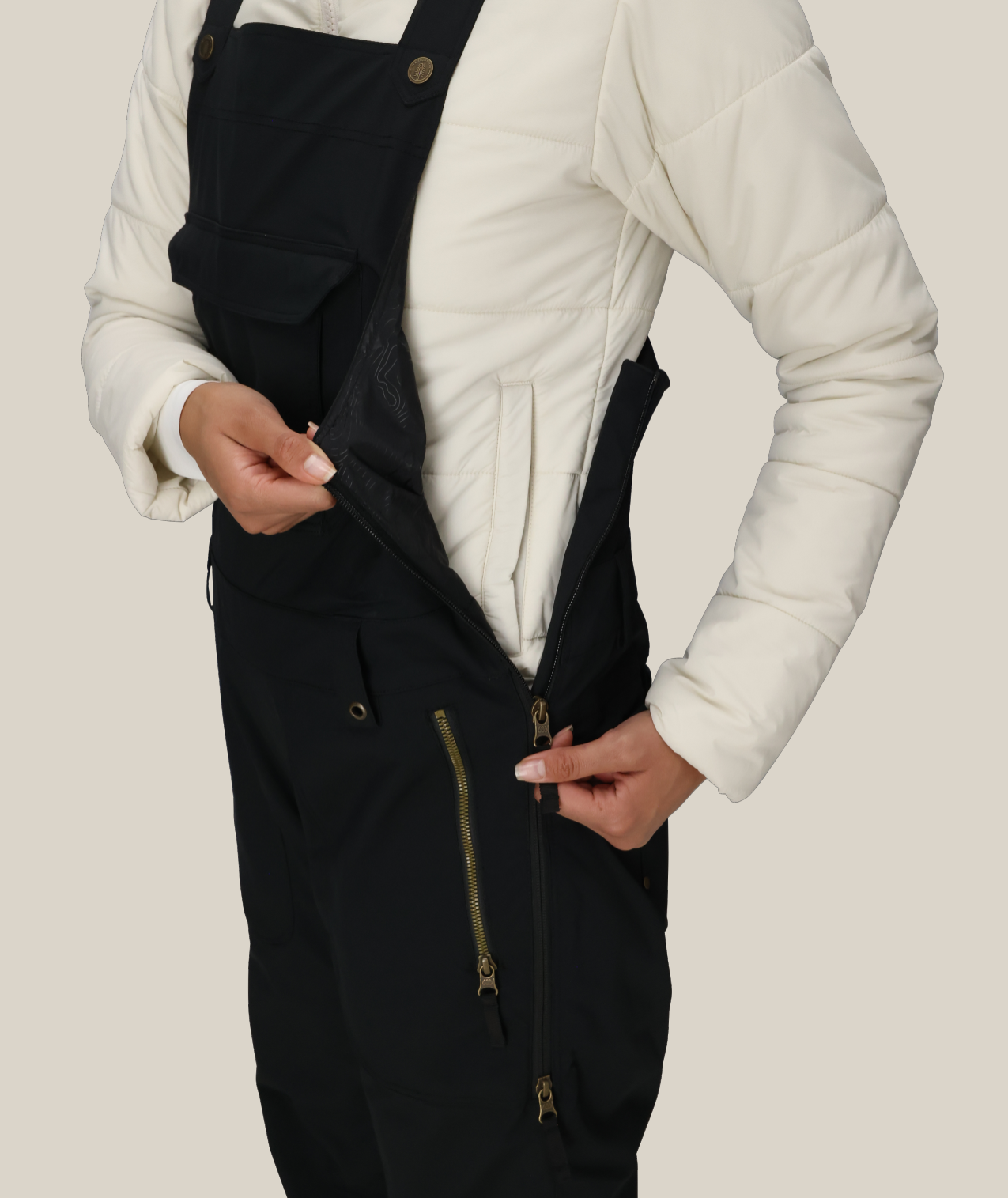 WOMENS BLACK MAGIC™ INSULATED BIB - BLACK