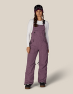 WOMENS BLACK MAGIC™ INSULATED BIB - BLACK PLUM GRID CORDUROY