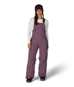 WOMENS BLACK MAGIC™ INSULATED BIB - BLACK PLUM GRID CORDUROY