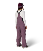 WOMENS BLACK MAGIC™ INSULATED BIB - BLACK PLUM GRID CORDUROY