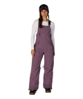 WOMENS BLACK MAGIC™ INSULATED BIB - BLACK PLUM GRID CORDUROY
