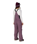 WOMENS BLACK MAGIC™ INSULATED BIB - BLACK PLUM GRID CORDUROY