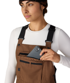 WOMENS BLACK MAGIC™ INSULATED BIB - DARK EARTH DOBBY