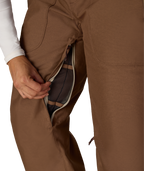 WOMENS BLACK MAGIC™ INSULATED BIB - DARK EARTH DOBBY
