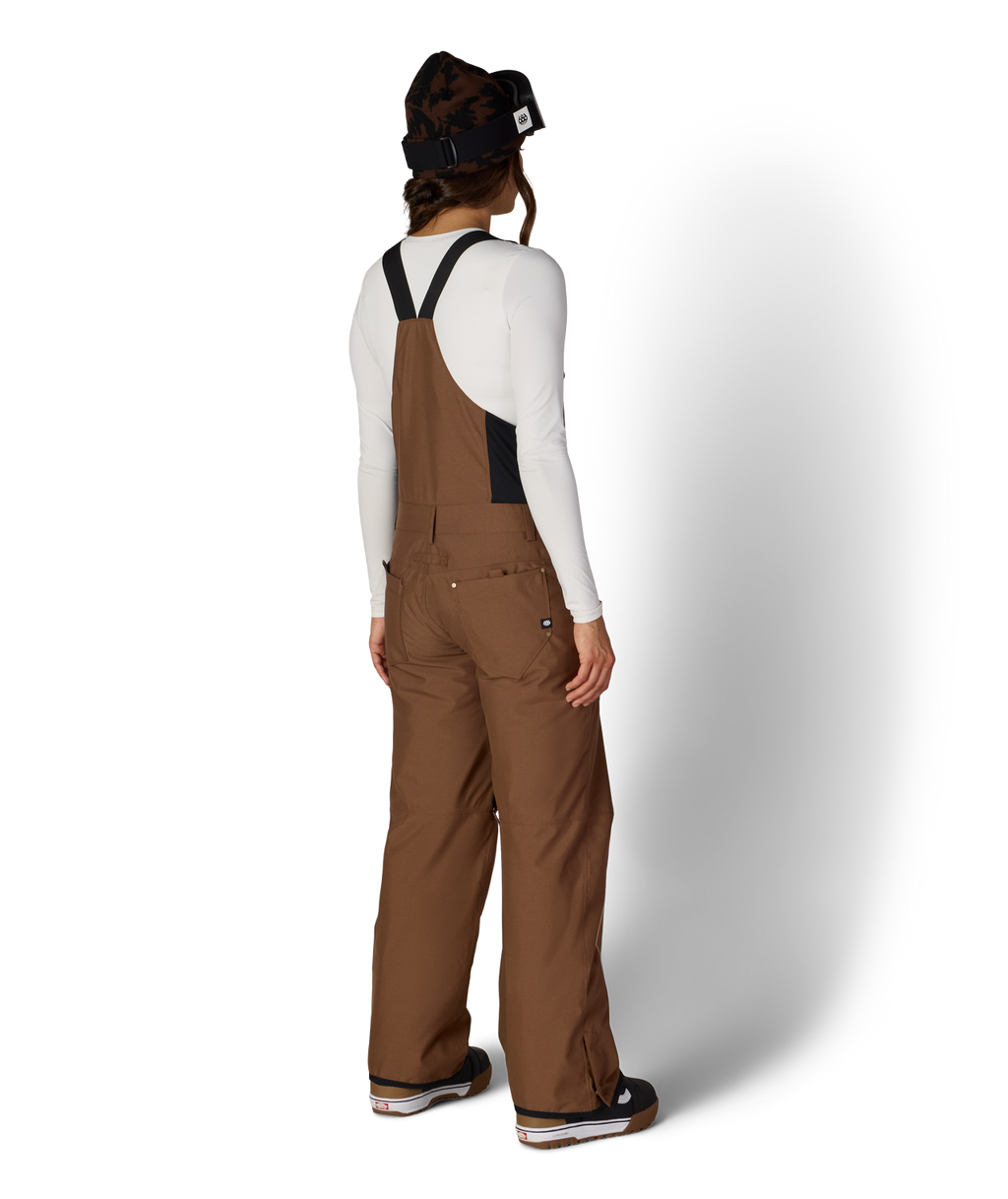 WOMENS BLACK MAGIC™ INSULATED BIB - DARK EARTH DOBBY