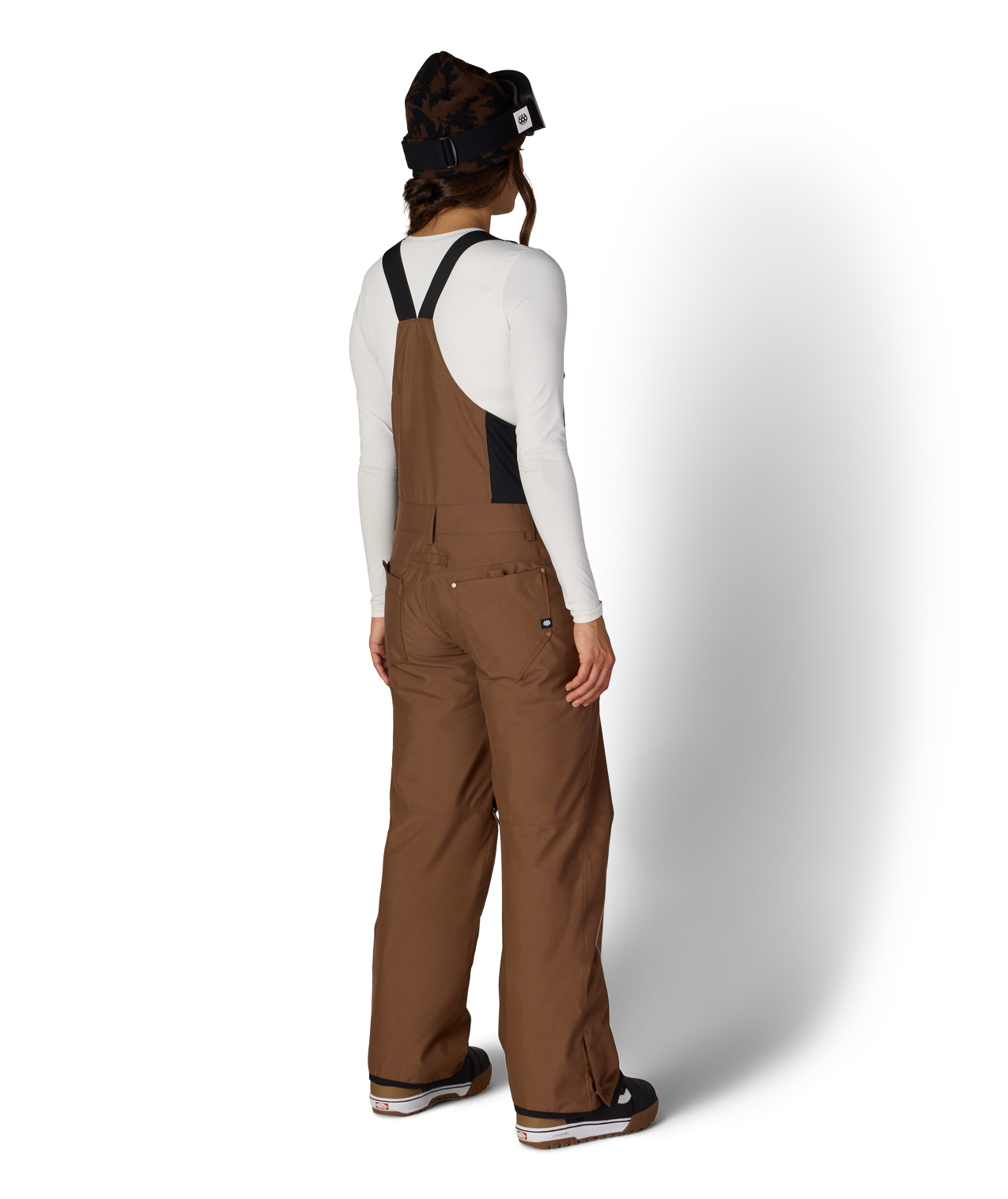 WOMENS BLACK MAGIC™ INSULATED BIB - DARK EARTH DOBBY