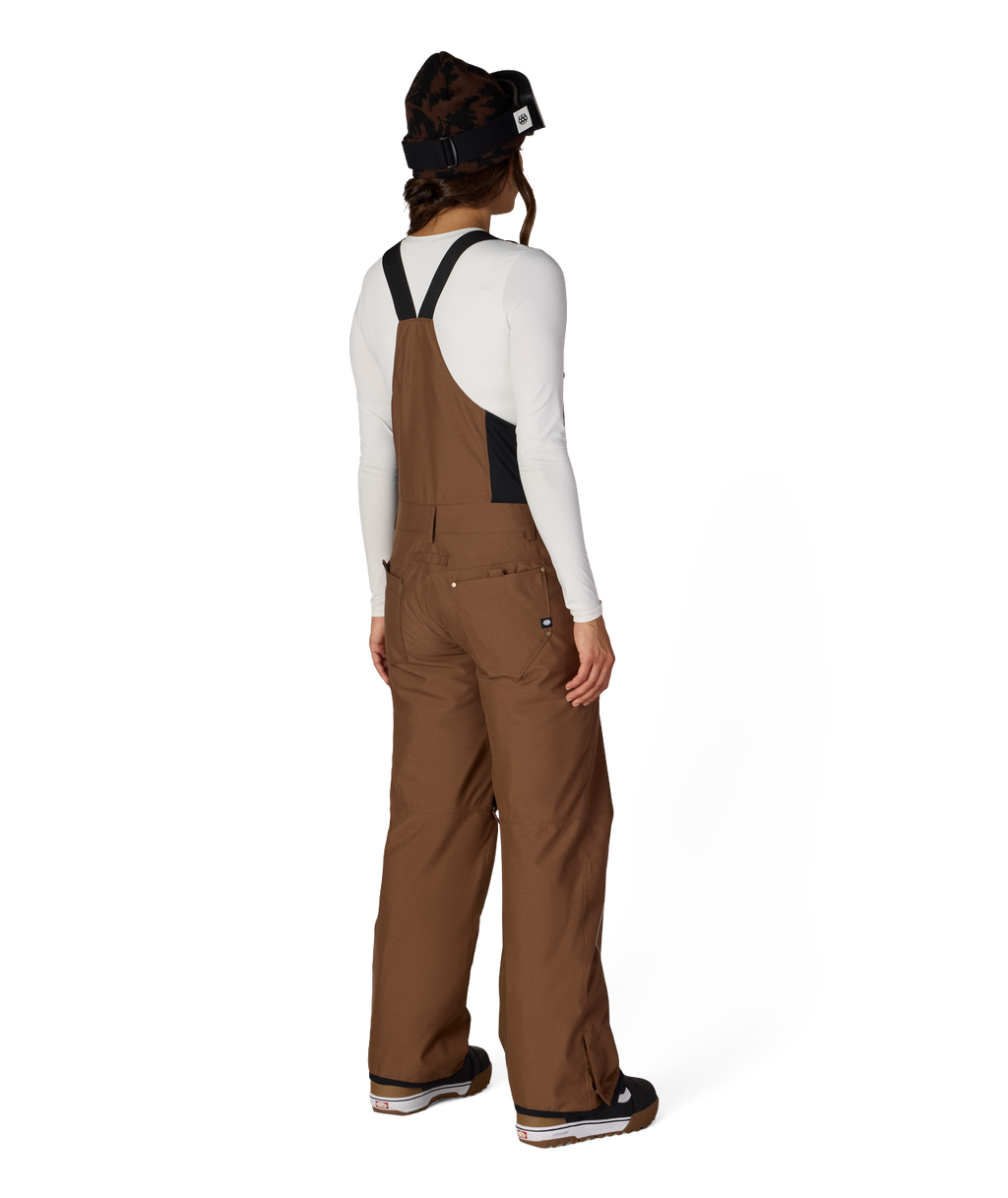 WOMENS BLACK MAGIC™ INSULATED BIB - DARK EARTH DOBBY