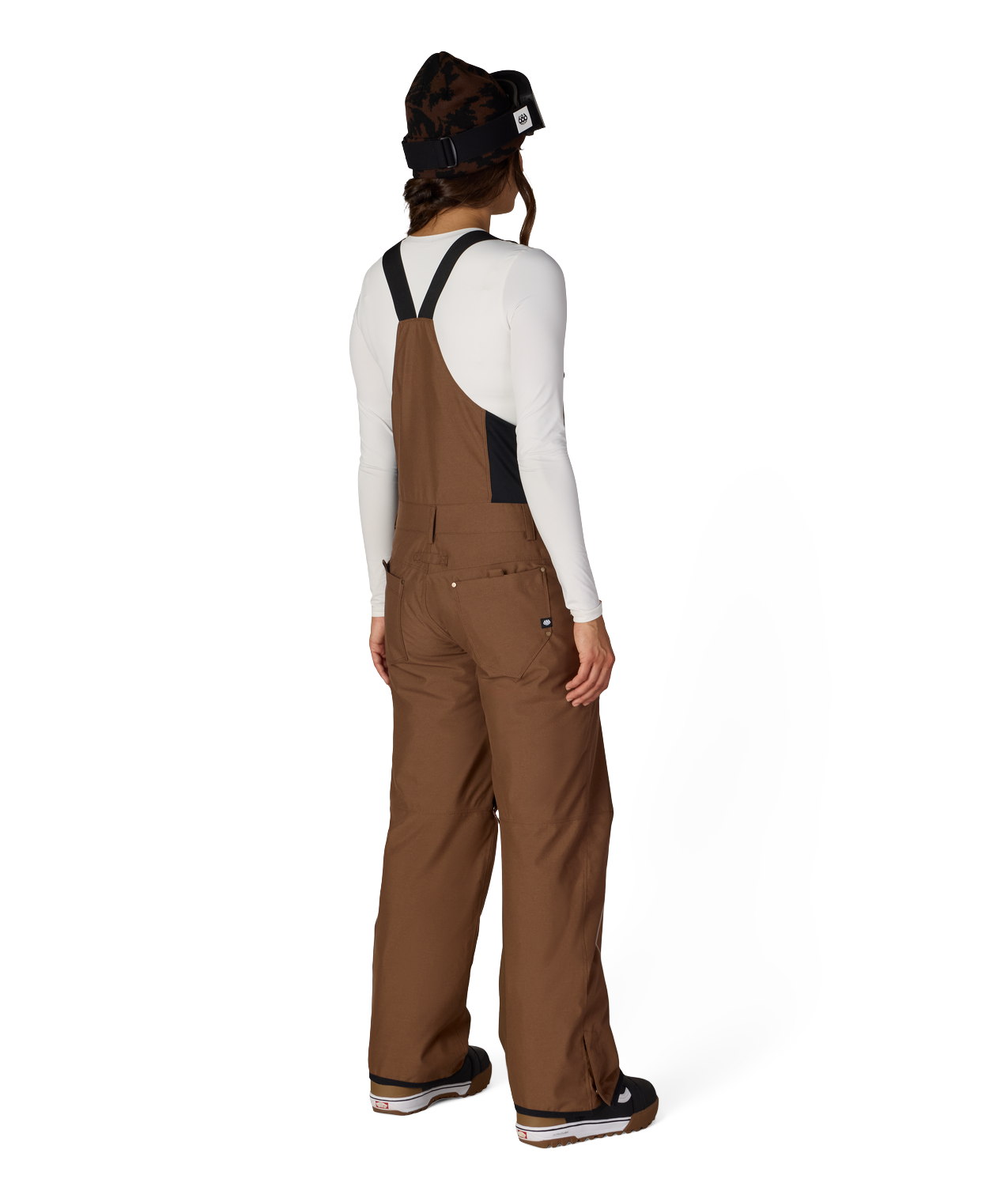 WOMENS BLACK MAGIC™ INSULATED BIB - DARK EARTH DOBBY