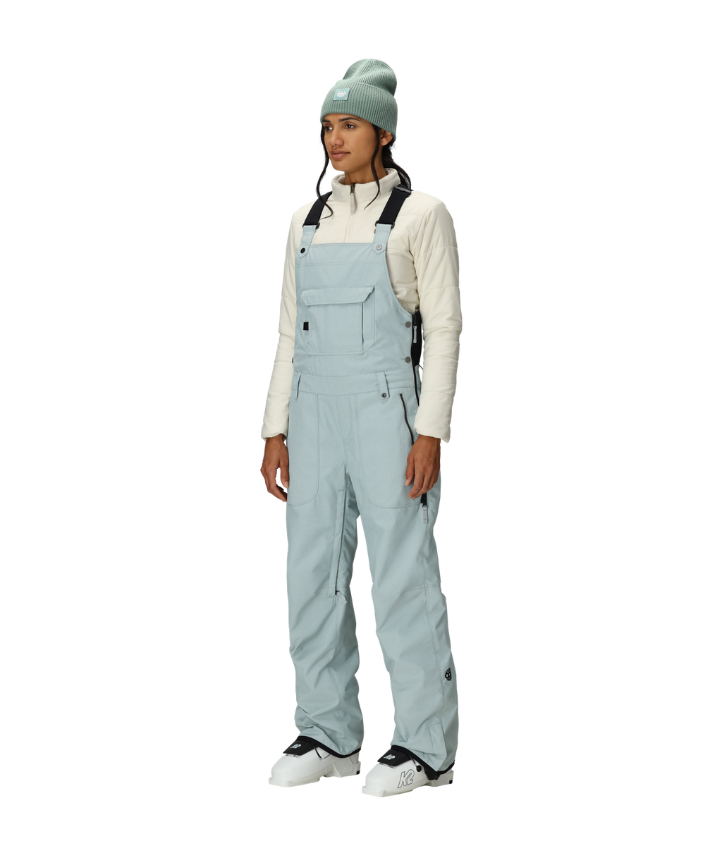 WOMENS BLACK MAGIC™ INSULATED BIB - DUSTY MARINE DOBBY