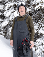 WOMENS GORE-TEX  DISPATCH™ SHELL BIB - BLACK