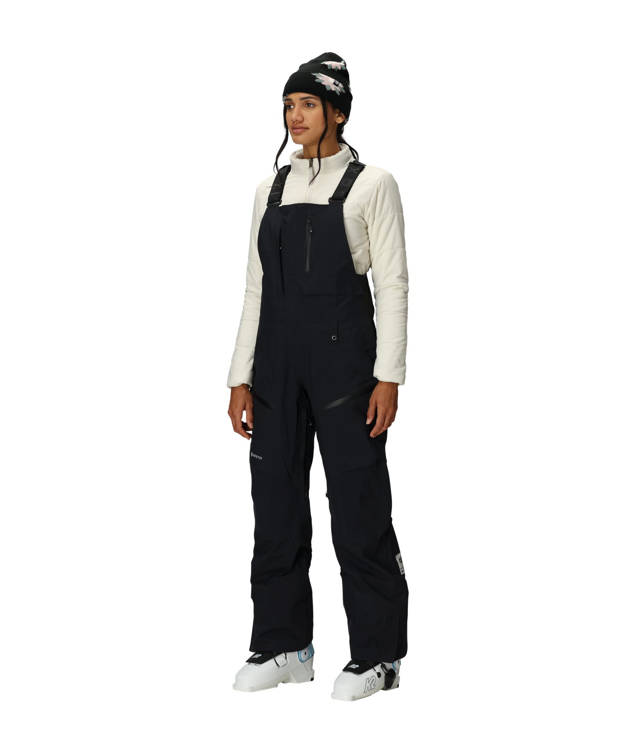 WOMENS GORE-TEX  DISPATCH™ SHELL BIB - BLACK