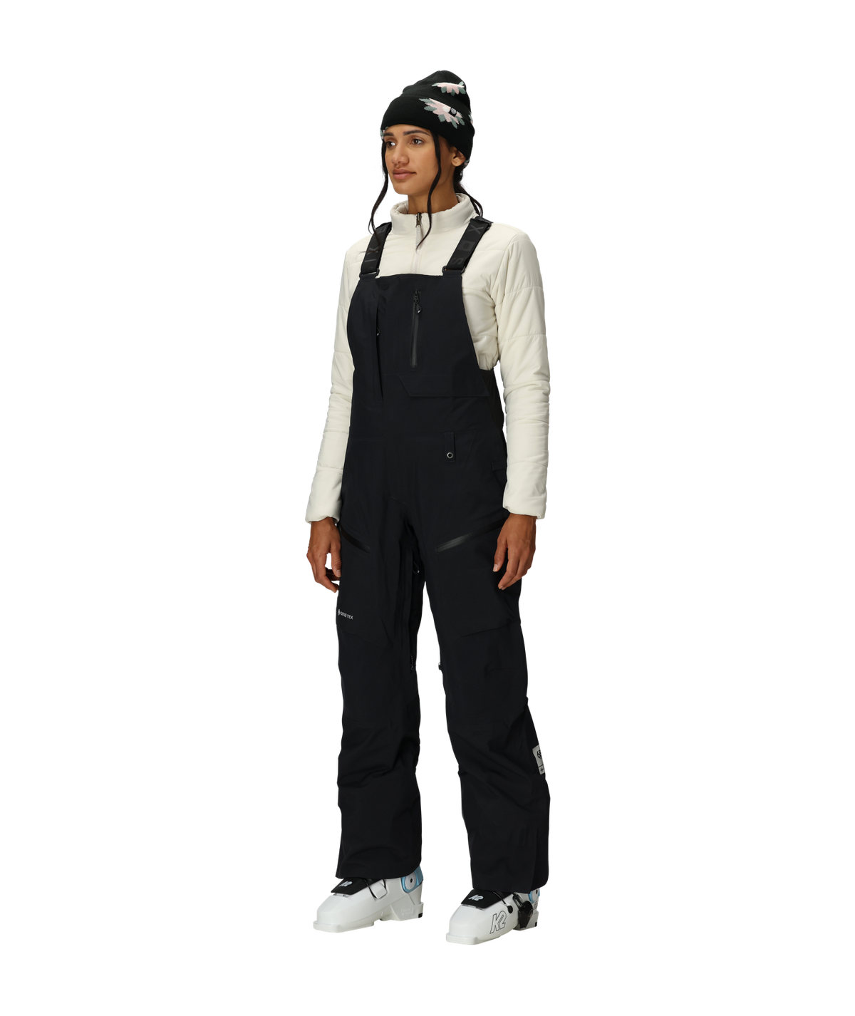 WOMENS GORE-TEX  DISPATCH™ SHELL BIB - BLACK
