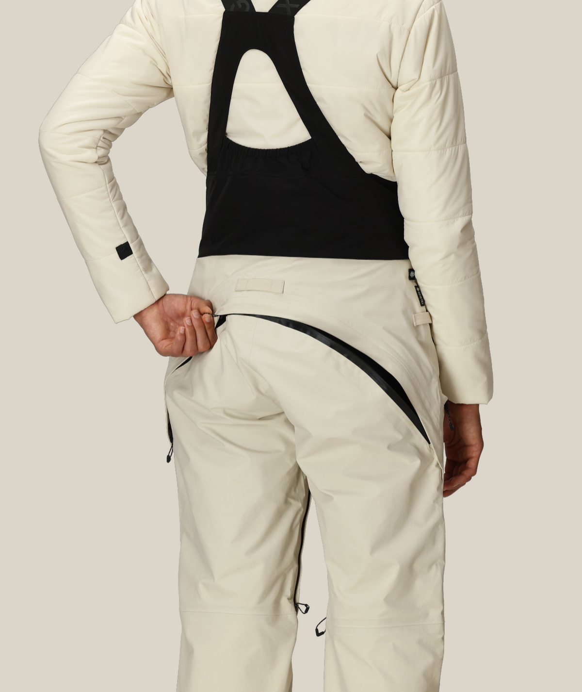 WOMENS GORE-TEX  DISPATCH™ SHELL BIB - LIMESTONE
