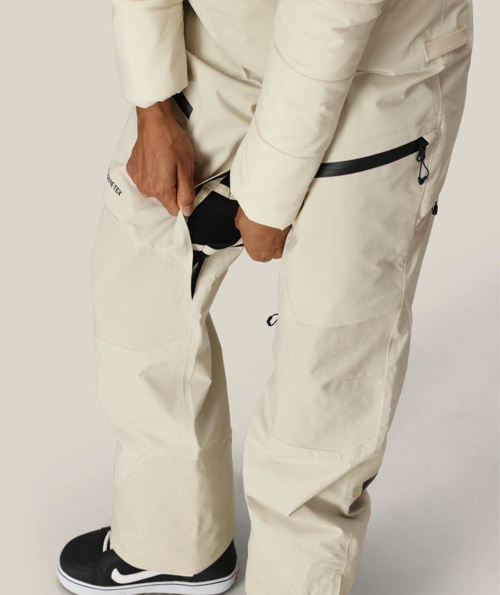 WOMENS GORE-TEX  DISPATCH™ SHELL BIB - LIMESTONE