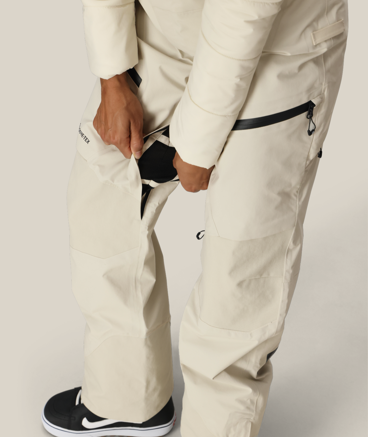 WOMENS GORE-TEX  DISPATCH™ SHELL BIB - LIMESTONE