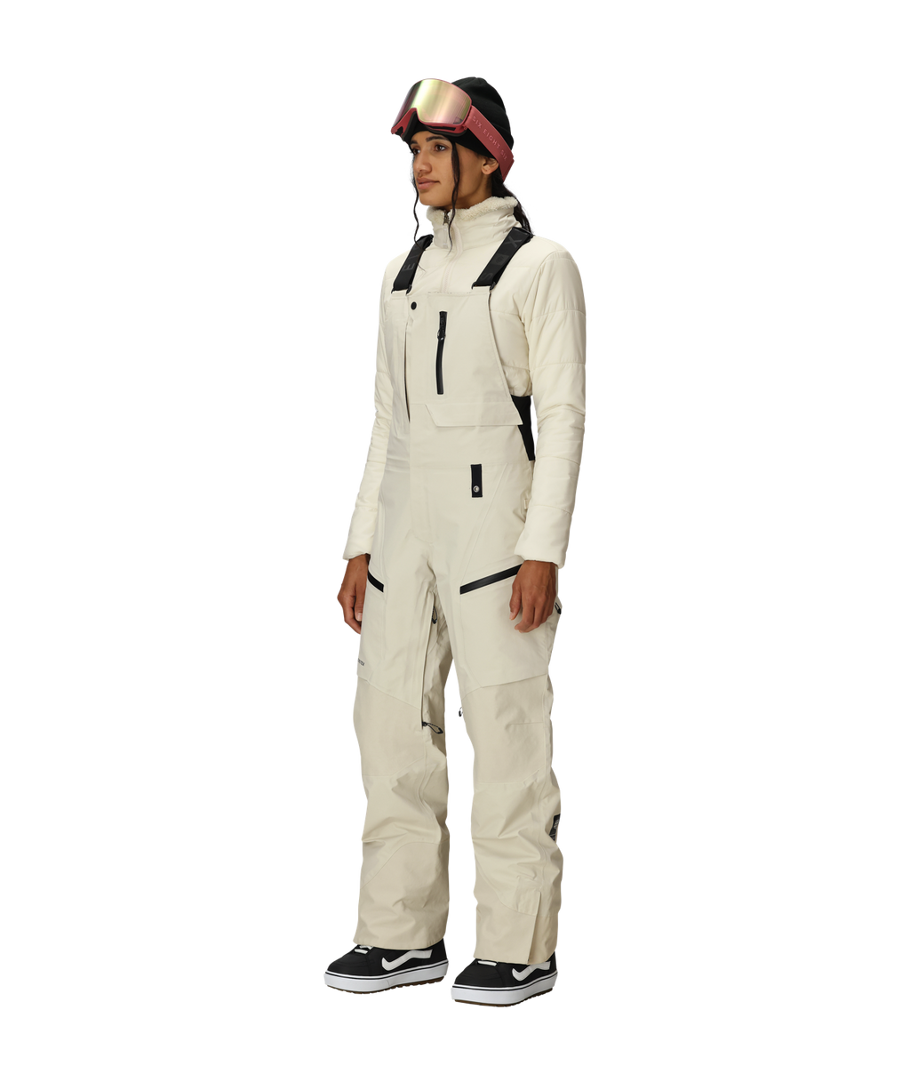 WOMENS GORE-TEX  DISPATCH™ SHELL BIB - LIMESTONE