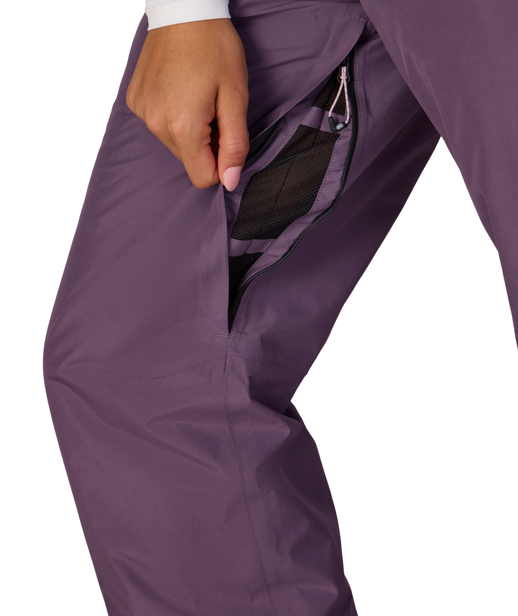 WOMENS GORE-TEX WILLOW™ INSULATED PANT - BLACK PLUM