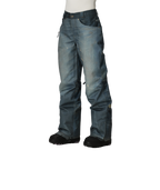 WOMENS DECONSTRUCTED DENIM INSULATED PANT - INDIGO DENIM