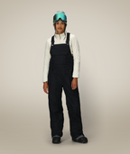 WOMENS BLACK MAGIC 20K SHELL BIB - BLACK