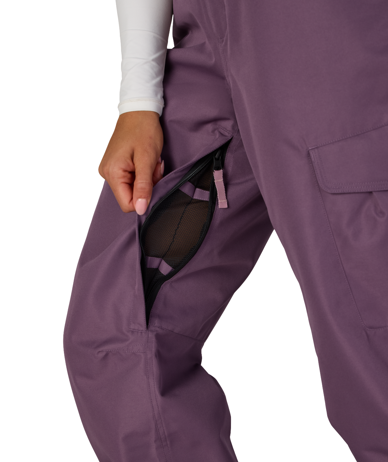 WOMENS AURA™ INSULATED CARGO PANT - BLACK PLUM
