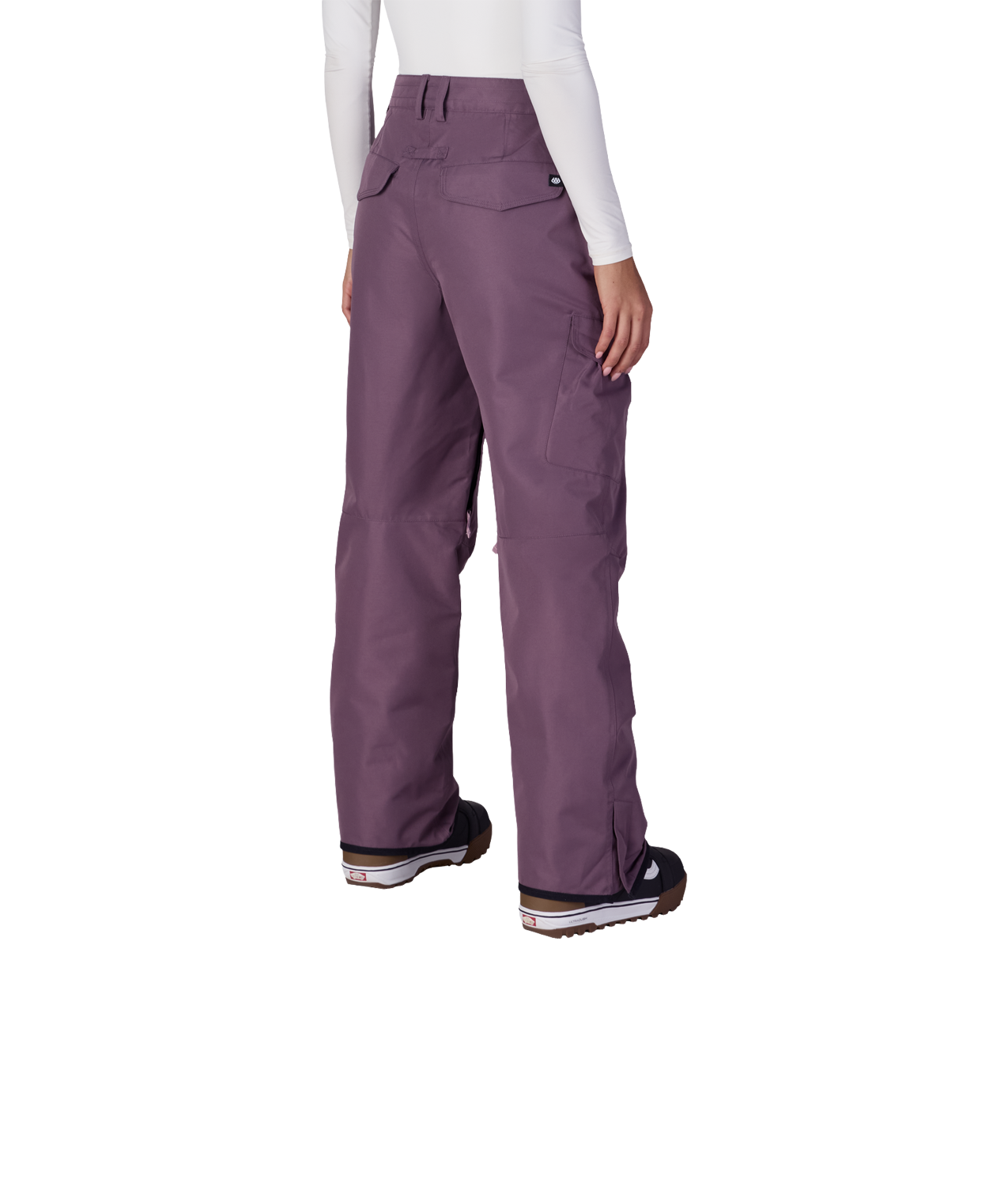 WOMENS AURA™ INSULATED CARGO PANT - BLACK PLUM