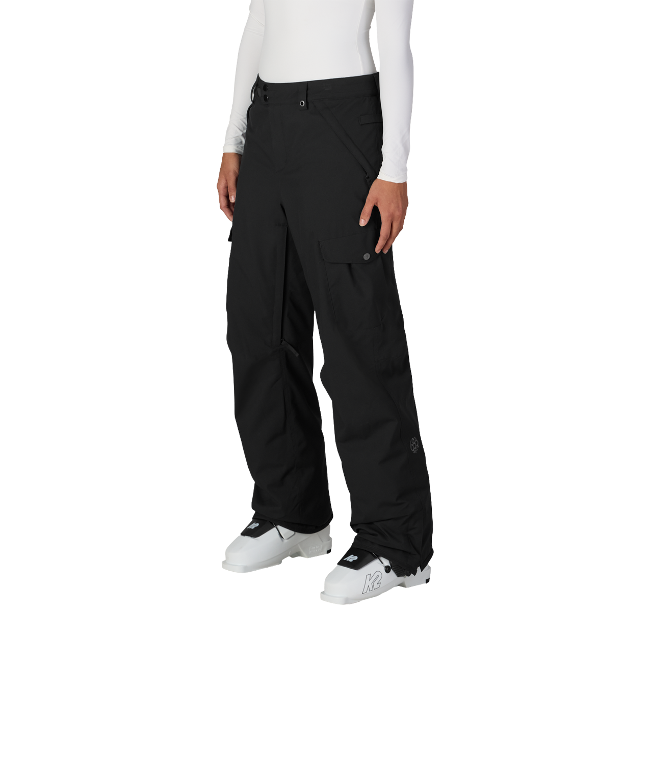 WOMENS AURA™ INSULATED CARGO PANT - BLACK