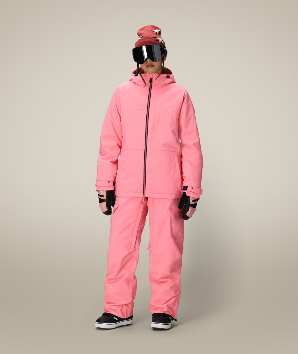 WOMENS AURA™ INSULATED CARGO PANT - GERANIUM PINK