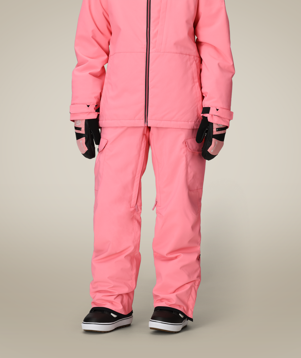 WOMENS AURA™ INSULATED CARGO PANT - GERANIUM PINK