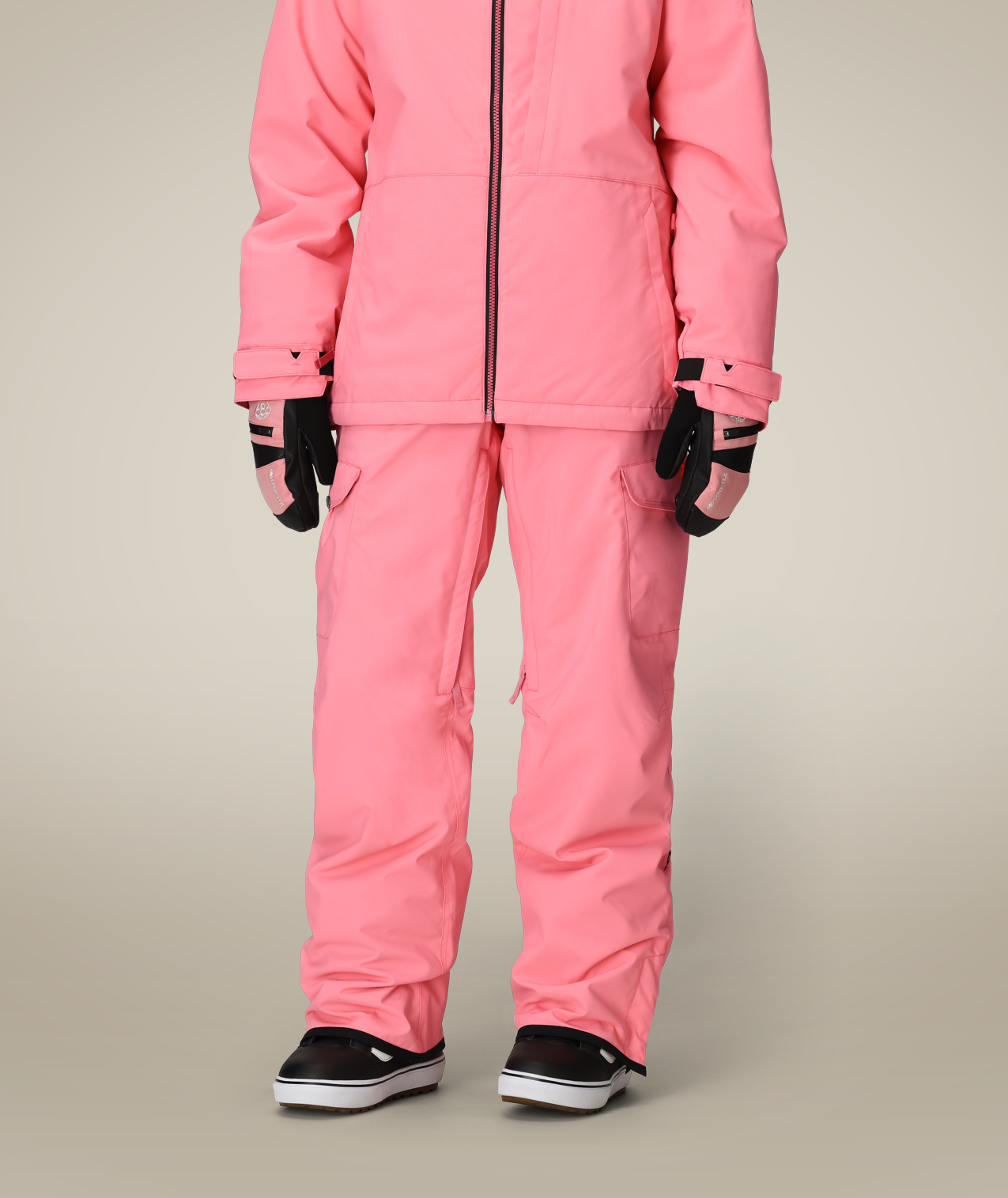 WOMENS AURA™ INSULATED CARGO PANT - GERANIUM PINK