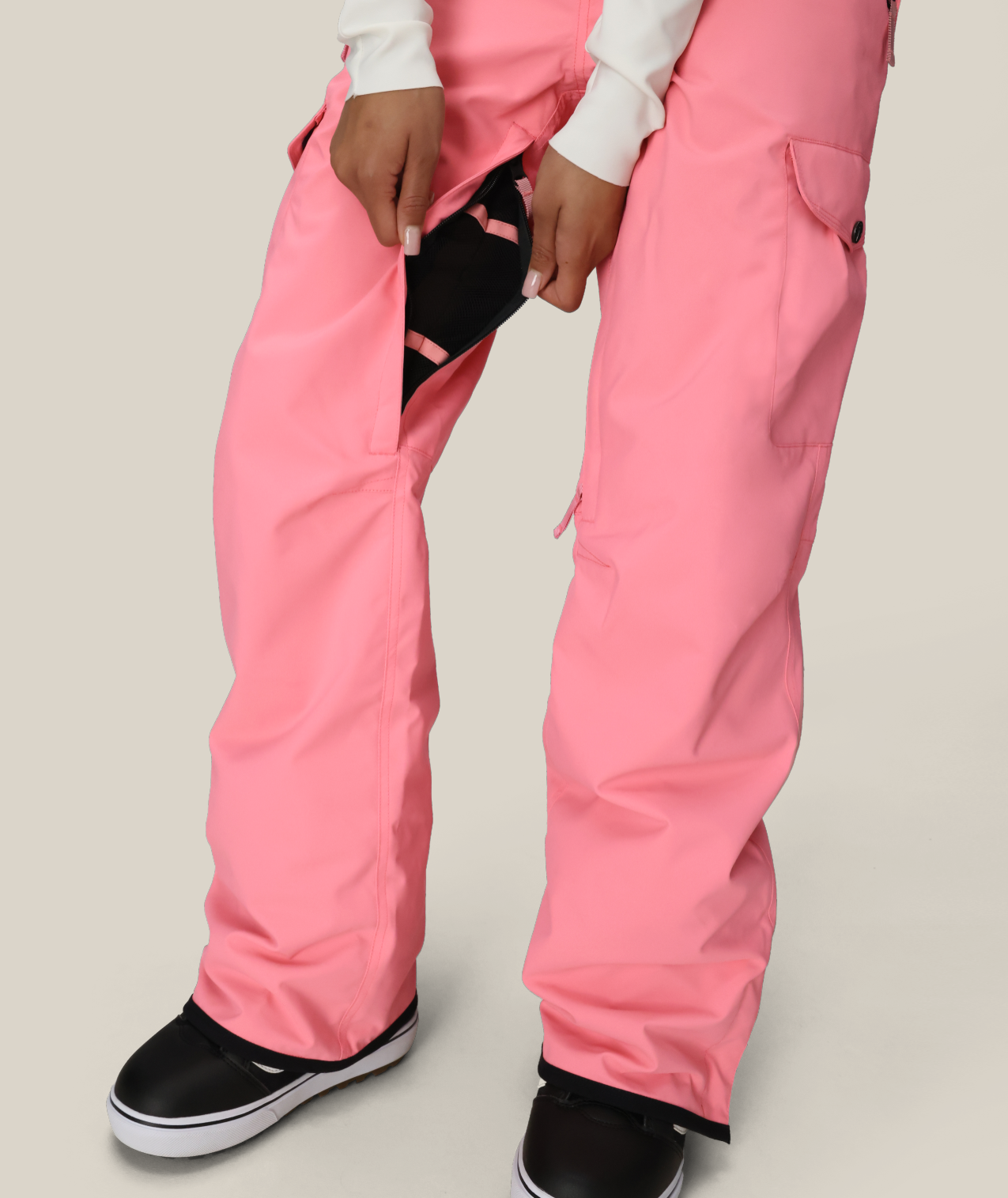 WOMENS AURA™ INSULATED CARGO PANT - GERANIUM PINK