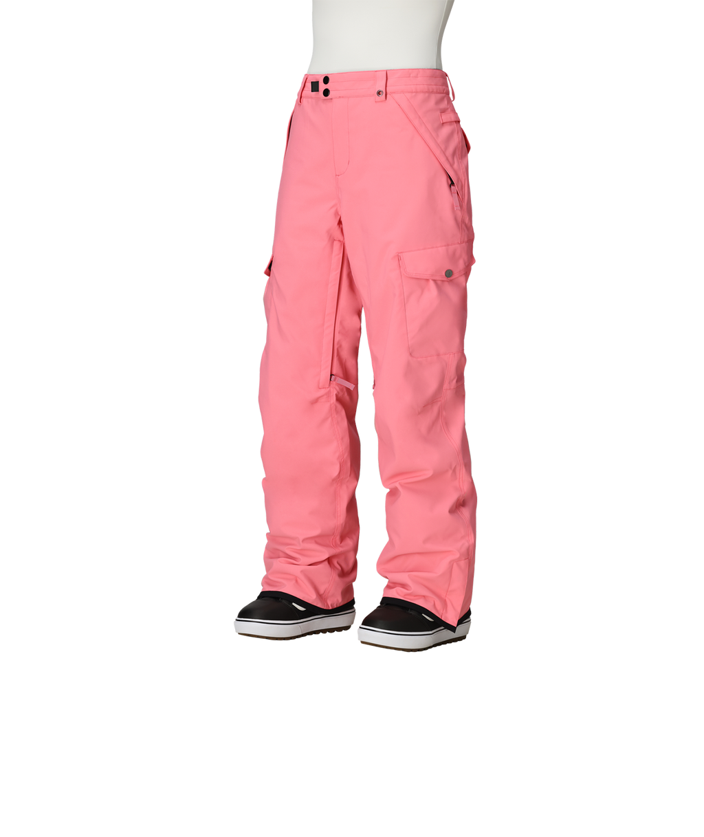 WOMENS AURA™ INSULATED CARGO PANT - GERANIUM PINK
