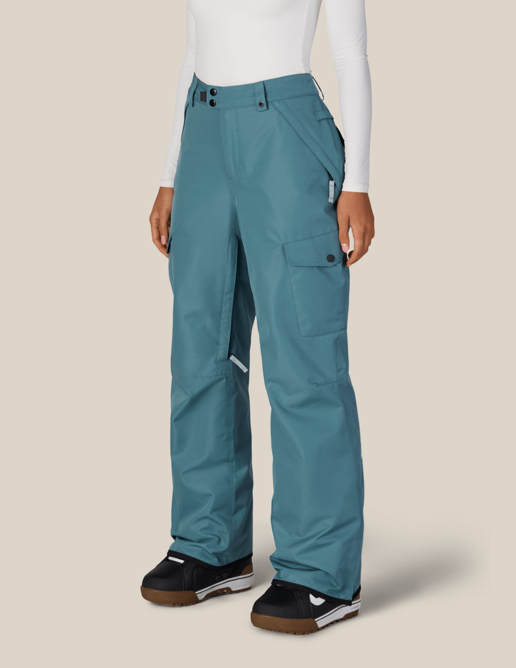 WOMENS AURA™ INSULATED CARGO PANT - PALE FIRN