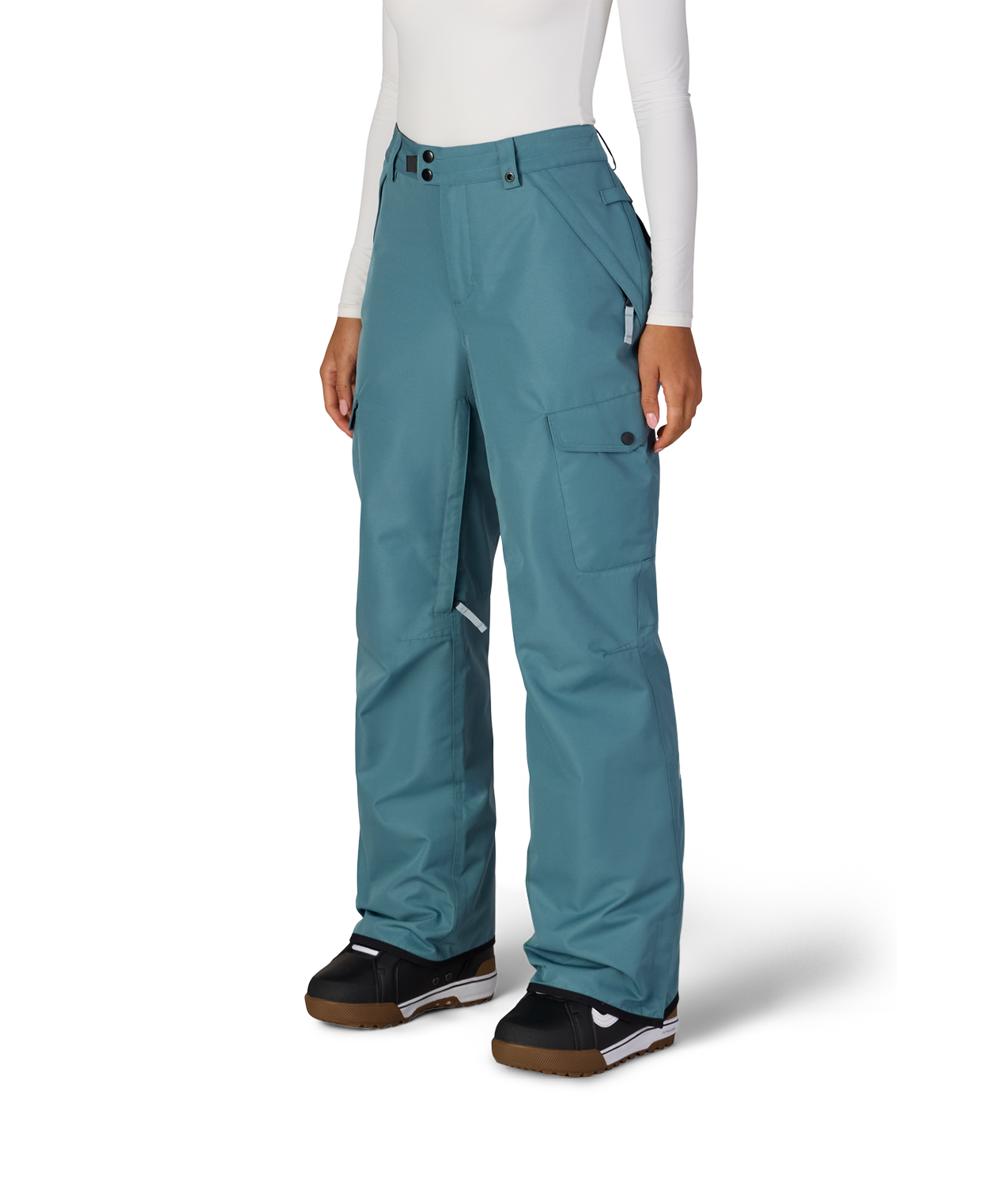 WOMENS AURA™ INSULATED CARGO PANT - PALE FIRN