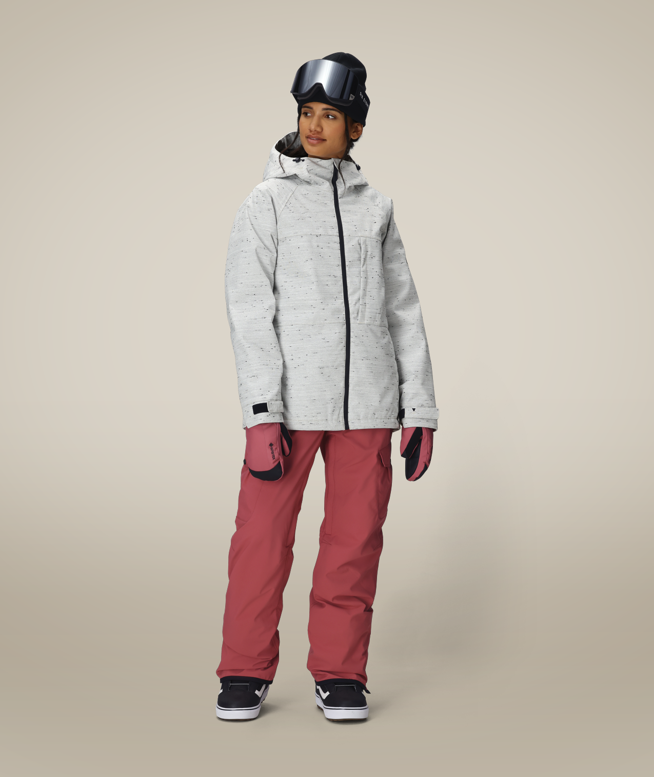 WOMENS AURA™ INSULATED CARGO PANT - ROSEWOOD