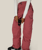 WOMENS AURA™ INSULATED CARGO PANT - ROSEWOOD