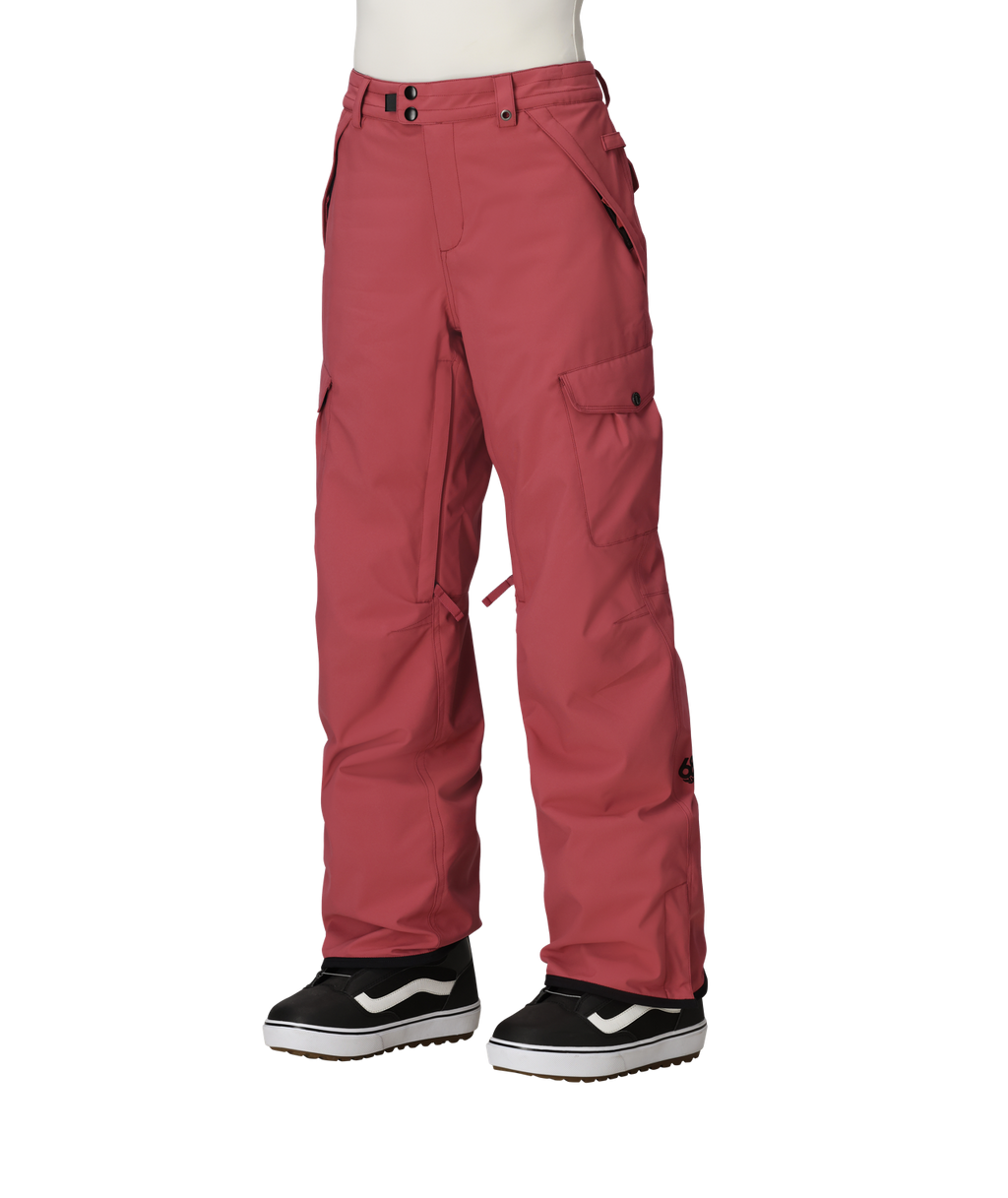 WOMENS AURA™ INSULATED CARGO PANT - ROSEWOOD