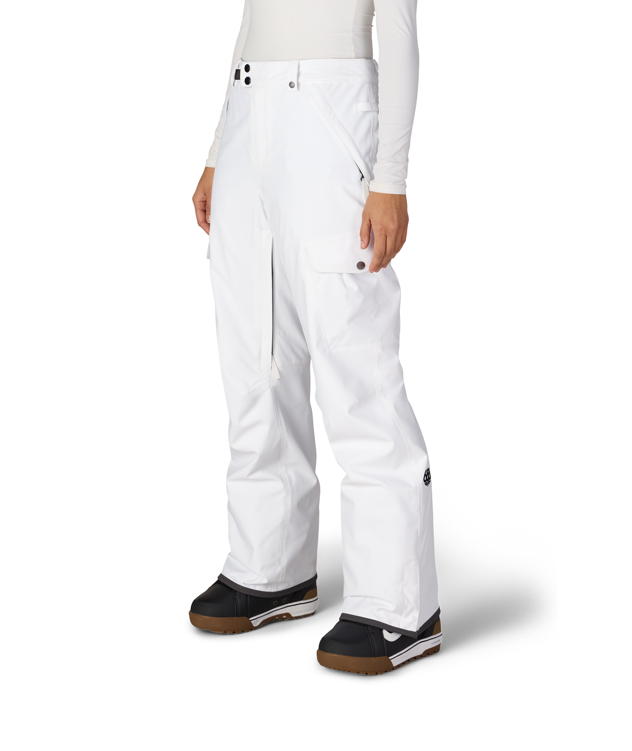 WOMENS AURA™ INSULATED CARGO PANT - WHITE