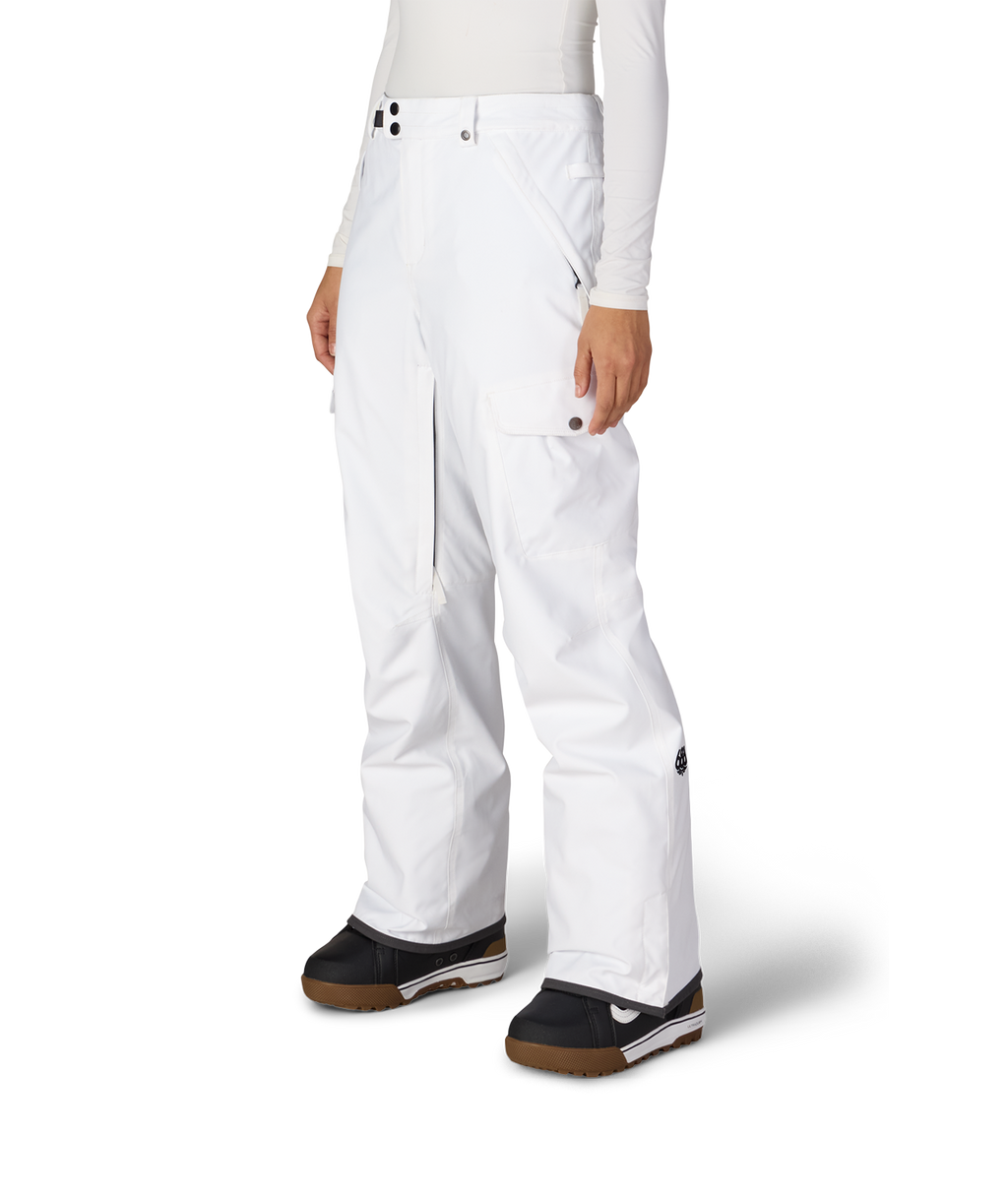 WOMENS AURA™ INSULATED CARGO PANT - WHITE