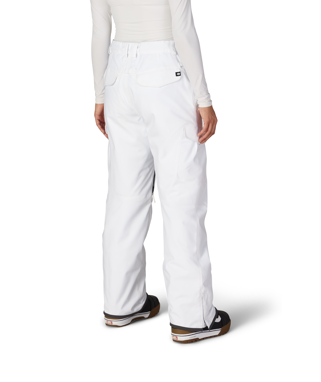 WOMENS AURA™ INSULATED CARGO PANT - WHITE