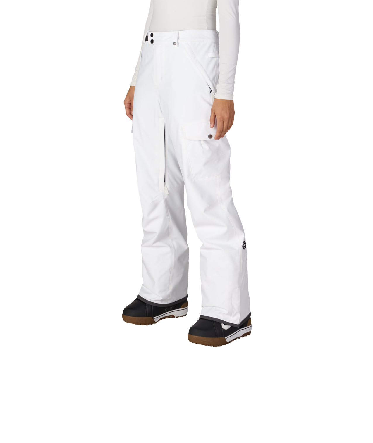 WOMENS AURA™ INSULATED CARGO PANT - WHITE