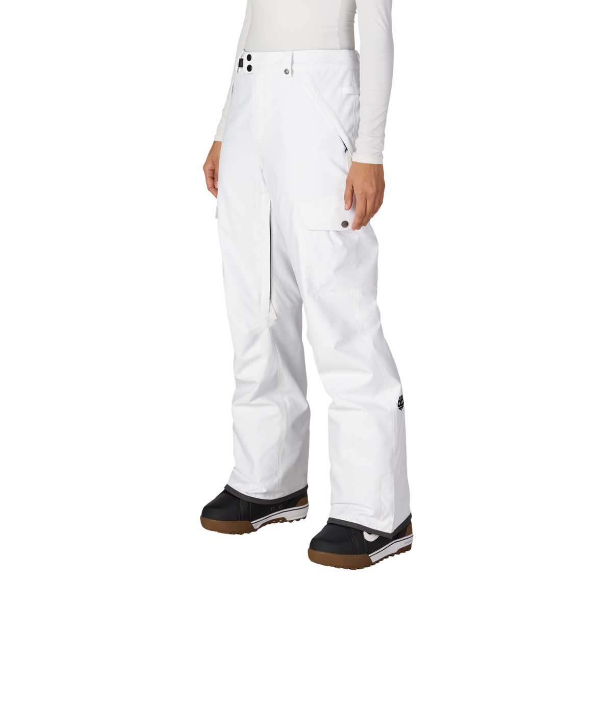 WOMENS AURA™ INSULATED CARGO PANT - WHITE