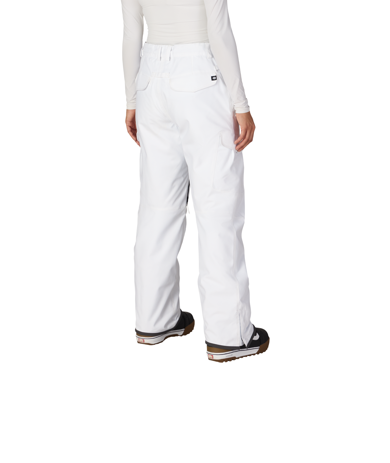 WOMENS AURA™ INSULATED CARGO PANT - WHITE