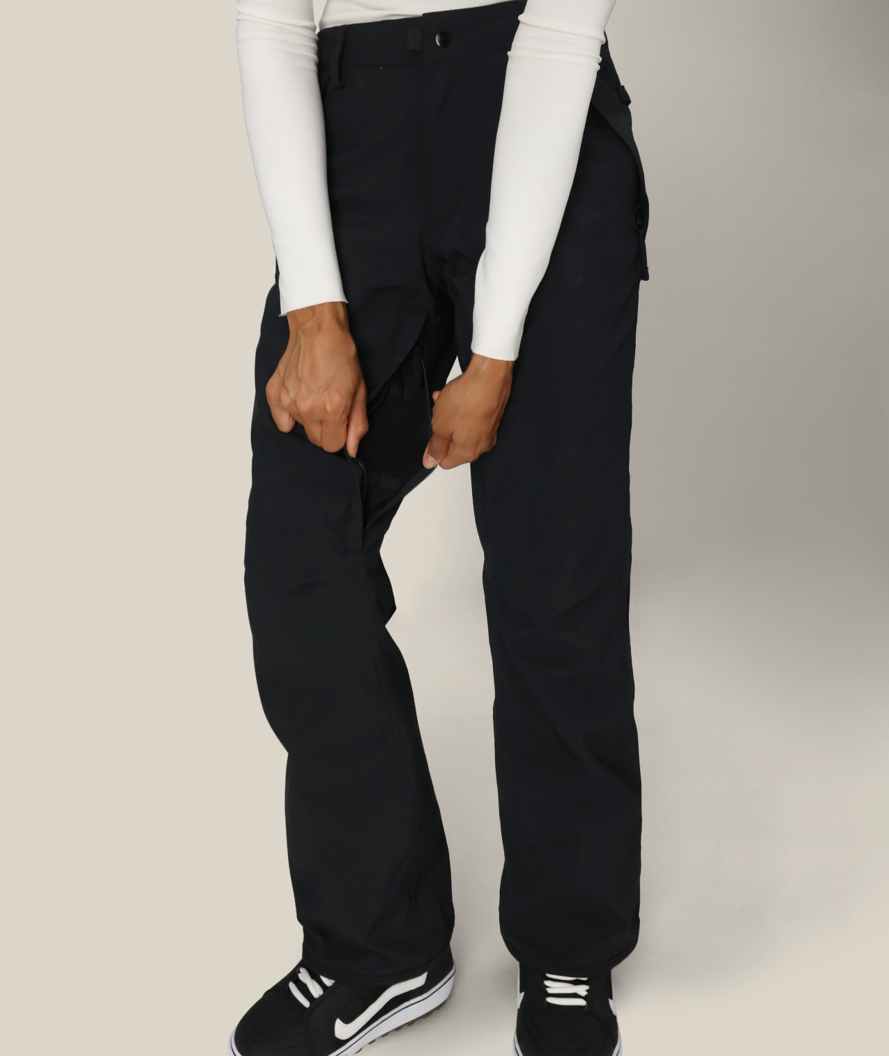 WOMENS STANDARD SHELL PANT - BLACK