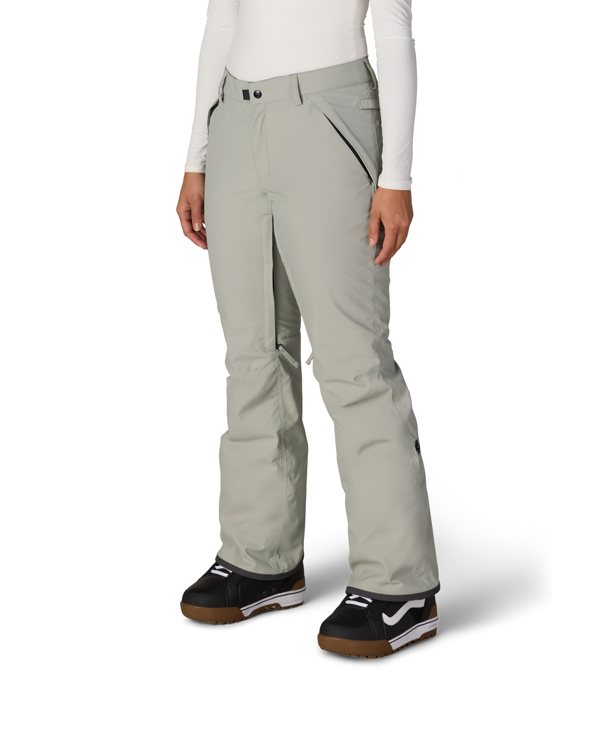 WOMENS STANDARD SHELL PANT - LT GREY