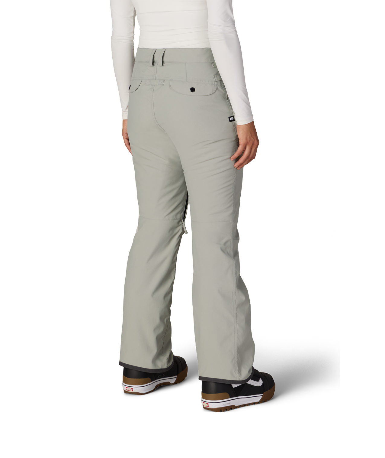 WOMENS STANDARD SHELL PANT - LT GREY