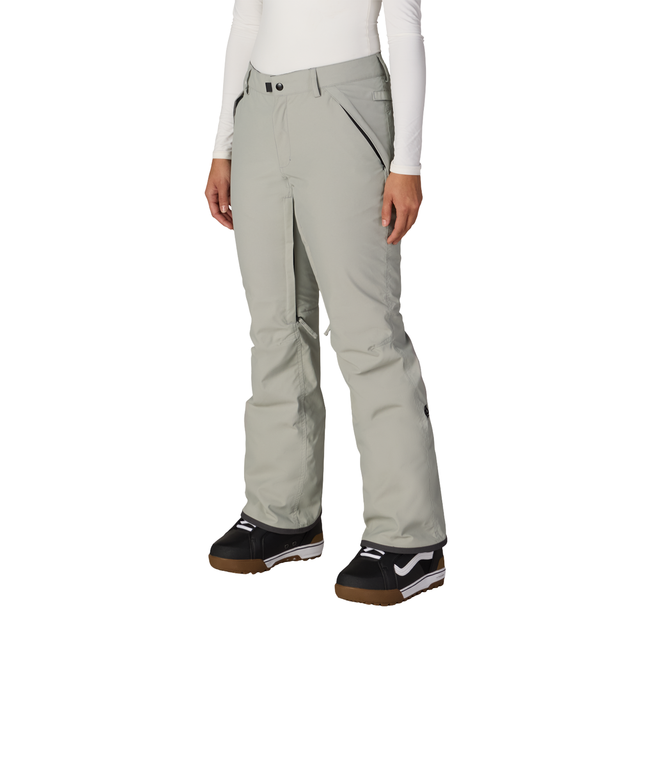 WOMENS STANDARD SHELL PANT - LT GREY